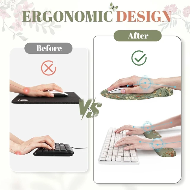 Alt view image 3 of 7 - Keyboard Pad for Workspace Green 35.4x15.7 Desk Protector