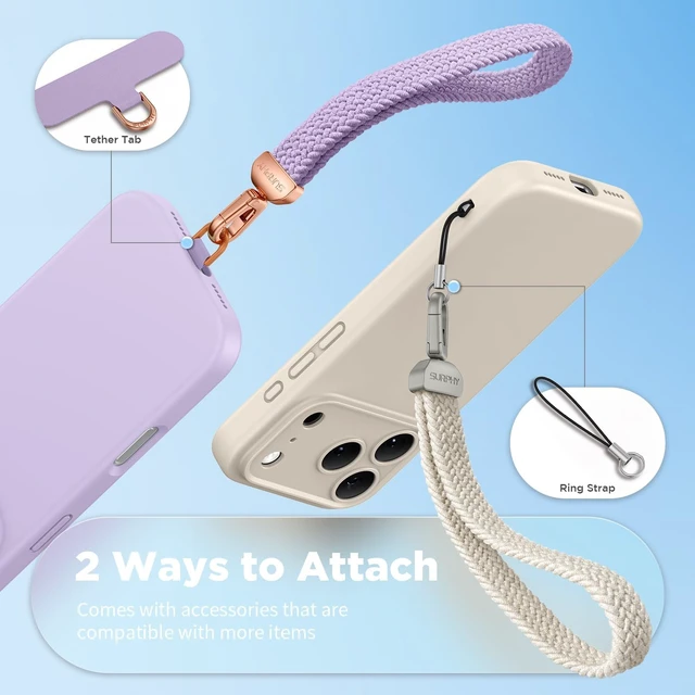 Alt view image 3 of 7 - Elastic Phone Wrist Strap Phone Lanyard Key Chain Lanyards