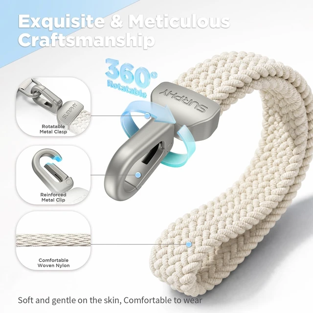 Alt view image 2 of 7 - Elastic Phone Wrist Strap Phone Lanyard Key Chain Lanyards