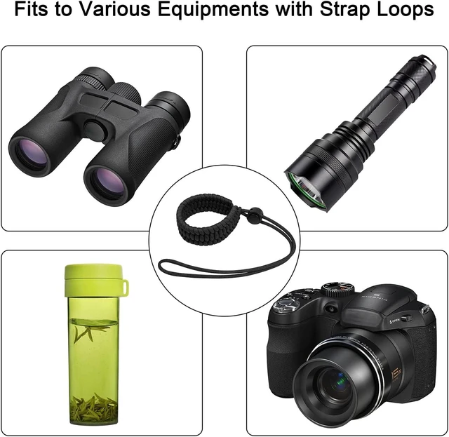 Alt view image 4 of 7 - Wrist Lanyard Adjustable Paracord Camera Hand Strap