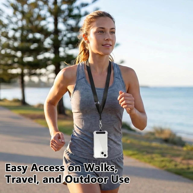 Alt view image 5 of 7 - 2 Set Phone Lanyard Set with 6 Patches Adjustable Lanyard Wrist Straps