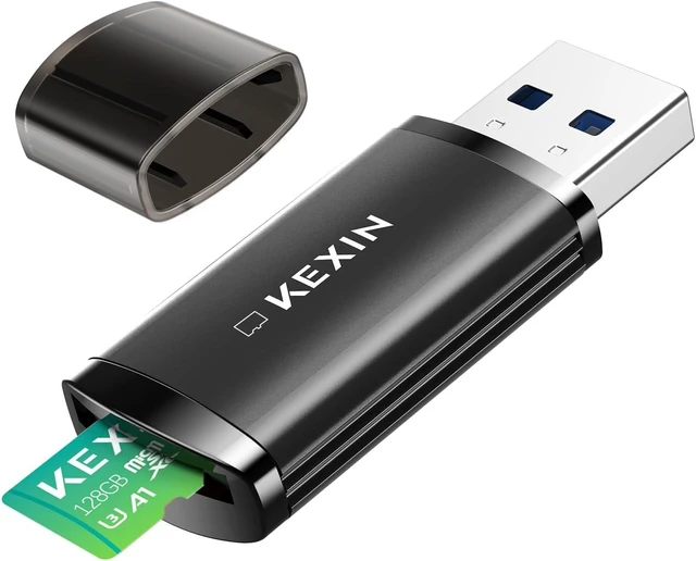 Main image of SD Card Reader USB 3.0 Micro SD Card Reader Plug and Play 5Gbps Speed SD Card Adapter for Micro SD Micro SDHC Micro SDXC and UHS-I Cards TF Card Reader