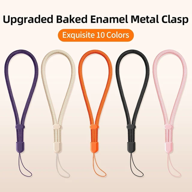 Alt view image 3 of 6 - 2 Pack Phone Strap Adjustable Cell Phone Lanyard Strap Anti-Drop Self-Locking Phone Wrist Strap