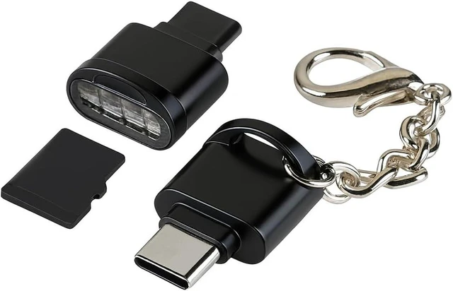 Alt view image 3 of 4 - 2-in-1 USB-C and USB 3.0 Memory Card Reader - Portable SD/TF Card Adapter for Laptop and Smartphone