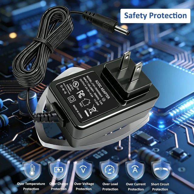 Alt view image 7 of 7 - 26.5V Power Adapter for 22.2V Cordless Vacuum Cleaner Fit for DEVOAC N300