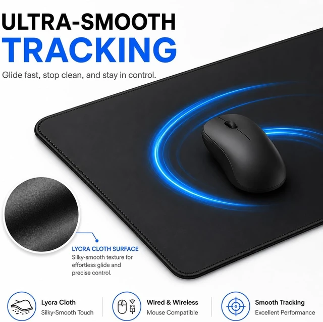 Alt view image 6 of 7 - Large Mouse Pad 31 x 12 in XL Gaming Desk Mat for Keyboard & Mouse