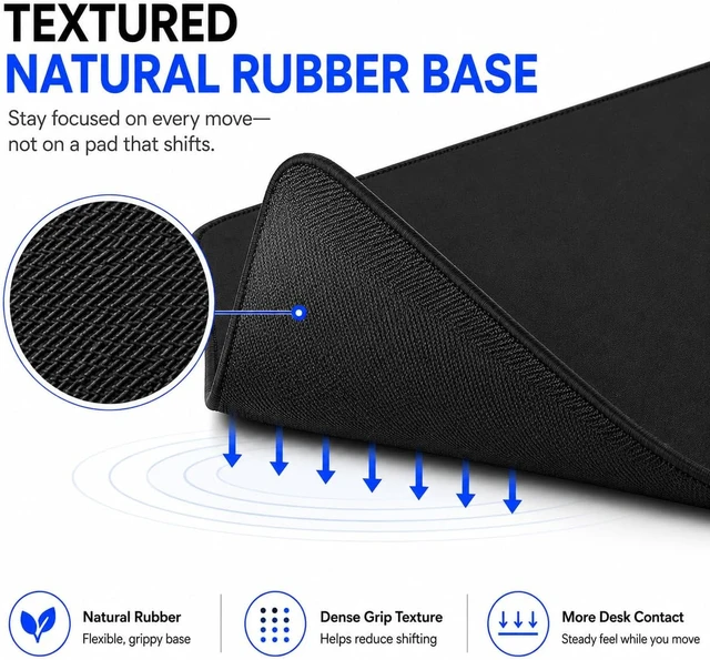 Alt view image 7 of 7 - Large Mouse Pad 31 x 12 in XL Gaming Desk Mat for Keyboard & Mouse