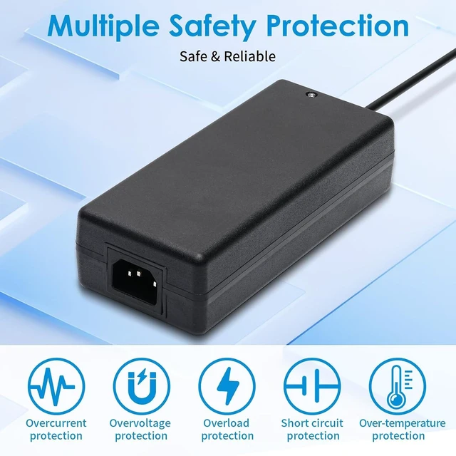 Alt view image 4 of 7 - 24V 8A Power Supply Adapter 100-240V AC to DC 192W Max Converter