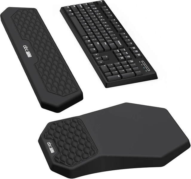 Main image of Ergonomic Mouse Pad with Wrist Rest & Keyboard Wrist Rest Support Set