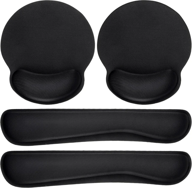 Main image of 8 Pcs Ergonomic Mouse Pad and Keyboard with Wrist Support Set