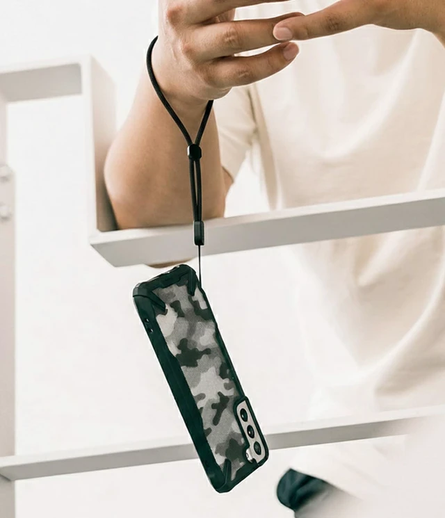 Alt view image 7 of 7 - Paracord Wrist Strap Adjustable Cell Phone Wristlet Lanyard for Phone Case Camera USB and ID Badge