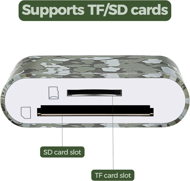 Alt view image 6 of 7 - Trail Camera Viewer Game Camera SD Card Reader for Hunters to View Images and Videos for iPhone 15 or Later and Android (USB-C)