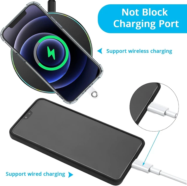 Alt view image 3 of 7 - Hand Wrist Strap Lanyard with Tether Patch 6 Pcs Adjustable Nylon Wrist Straps with 6 Pcs Transparent Phone Pads Cell Phone Lanyard Strap Holder Hand Straps for Mobile Phone Camera(Black)