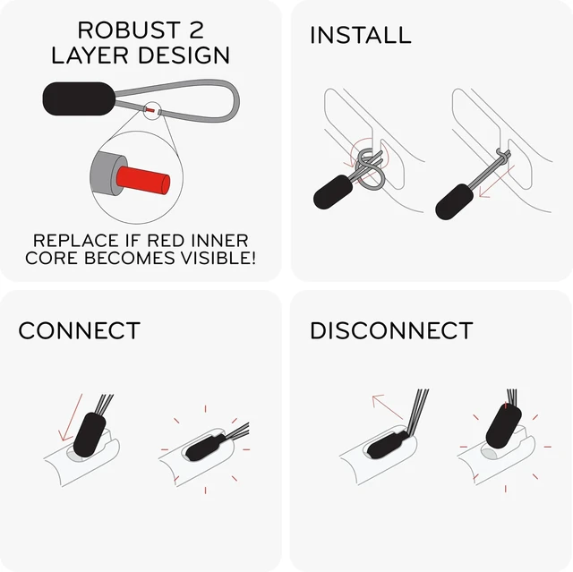 Alt view image 6 of 7 - Mobile Cuff Quick-Connect Phone Wrist Strap