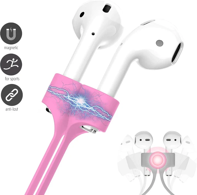 Alt view image 6 of 7 - Ultra Strong Magnetic Airpod Pro Strap Anti-Lost Cord Sports Lanyard Compatible with Airpods 3rd 2nd Generation Pro 3 2 1 (Pink)