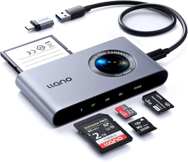 Main image of 5 in 1 Multi Card Reader for CompactFlash/MS/M2/SD/TF Memory Cards