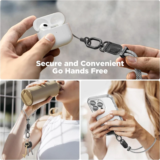 Alt view image 5 of 7 - Phone Wrist Strap Keychain Wristlet Phone Lanyard with Tether Tab