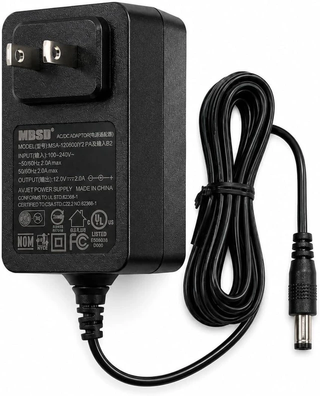 Alt view image 5 of 6 - 12V 2A DC Power Adapter (24W)