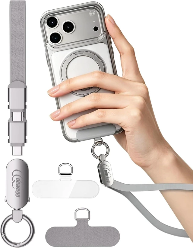 Main image of Phone Wrist Strap & 240W USB-C Cable 2-in-1 Lanyard