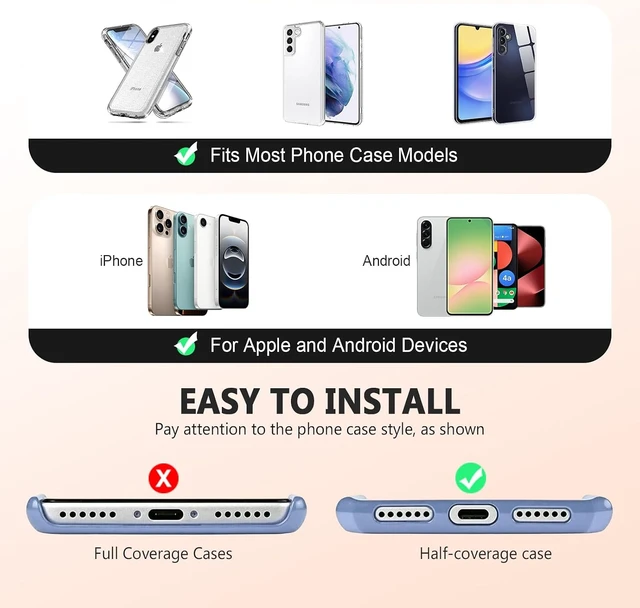 Alt view image 5 of 7 - Universal Metal Phone Wrist Strap/Crossbody Chain