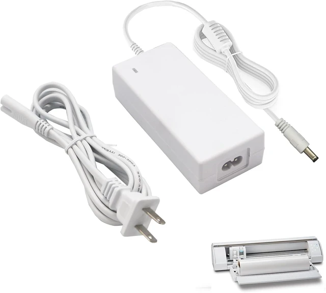 Main image of 24V White Power Cord Compatible with Silhouette Cameo 5 4 3 2 1 SD Portrait Studio Electronic Cutting Tool Print Power Supply 24V AC Adapter Replacement for Silhouette Cameo 4 Charger