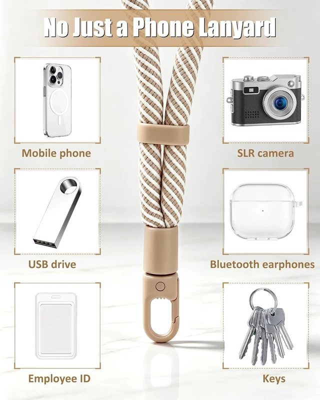Alt view image 5 of 7 - Phone Lanyard Phone Wrist Strap for Case Hand Wrist Strap 2 Pack