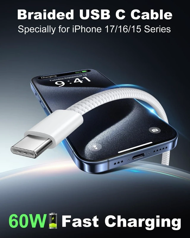 Alt view image 6 of 7 - Slim Flat USB C Wall Plug PD45W Super Fast Charging for iPhone/Galaxy