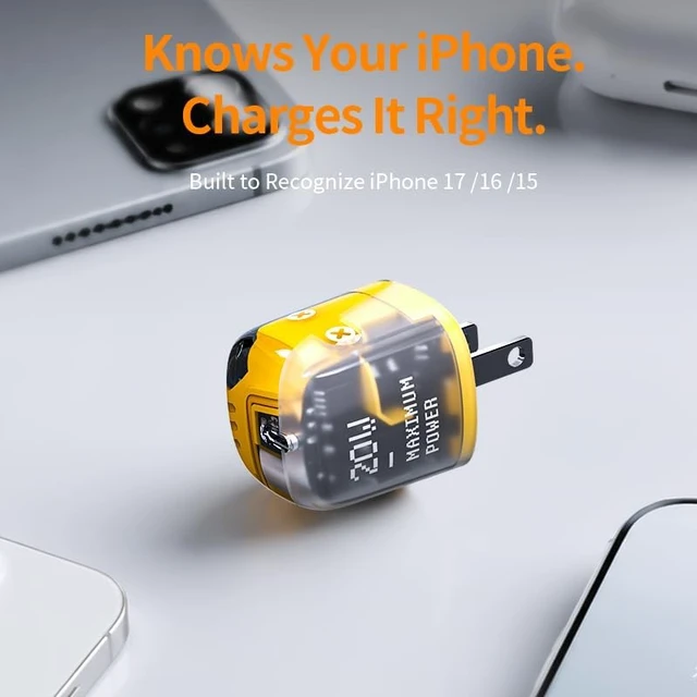 Alt view image 4 of 7 - iPhone 17 16 15 Charger Fast Charging Type C Chargers USB C Charger Block