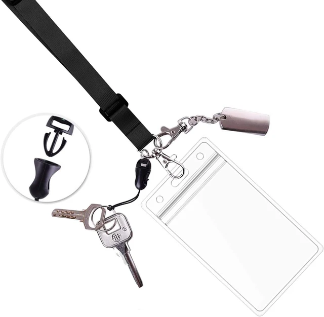 Alt view image 4 of 7 - 6 Pcs Lanyards with Vertical ID Badge Holder