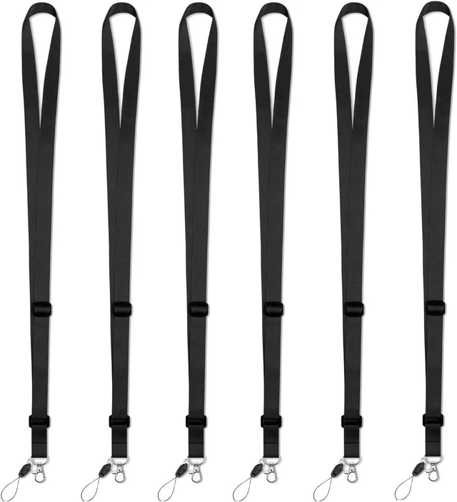 Alt view image 6 of 7 - 6 Pcs Lanyards with Vertical ID Badge Holder