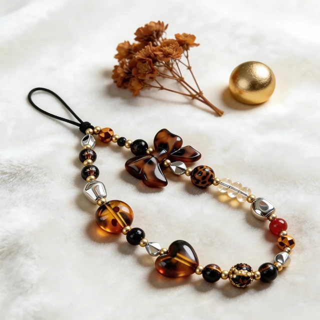 Alt view image 3 of 6 - Cute Beaded Camera Wrist Strap for Phone Digital Camera Charm Lanyard Pearl Beaded Chain for Bag Keychain Gift