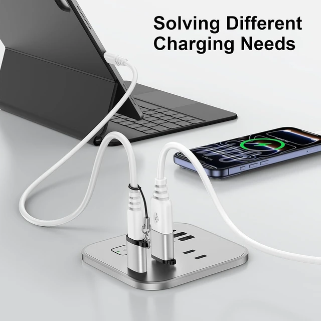 Alt view image 6 of 7 - USB to USB C Adapter & USB C to USB Adapter for Galaxy S26 Ultra