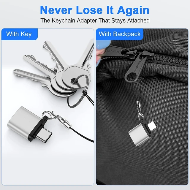 Alt view image 7 of 7 - USB to USB C Adapter & USB C to USB Adapter for Galaxy S26 Ultra
