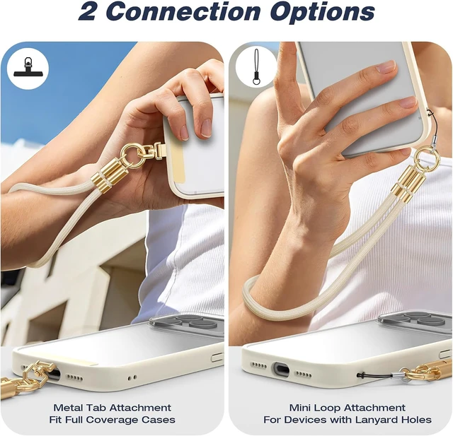 Alt view image 3 of 7 - Phone Wrist Strap with 360° Rotatable Tether Tab
