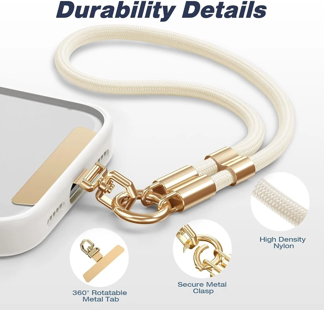Alt view image 4 of 7 - Phone Wrist Strap with 360° Rotatable Tether Tab