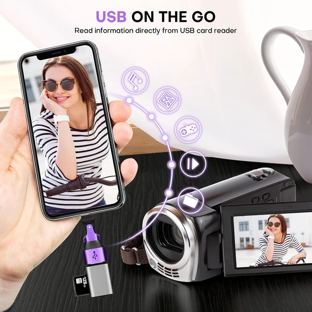 Alt view image 4 of 7 - USB A to USB C Adapter 180° Rotation Swivel Right Angle