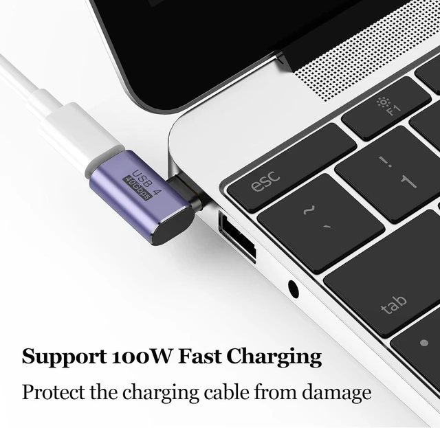 Alt view image 5 of 7 - 3 Pack USB C Coupler USB Type C Female to Female Adapter Extender Compatible with Thunderbolt 4/3 Support up to 240W Charging 40Gbps Data Transfer and 8K@60Hz Video (Dark Blue)
