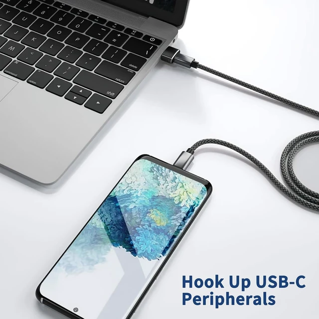 Alt view image 3 of 7 - USB to USB C Adapter - USB C Female to USB Male Adapter Type C Charger Cable Power Converter for iPhone 16 15 14 13 Pro Max Watch Airpods Compatible for Switch Galaxy S25