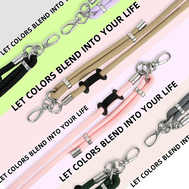 Alt view image 7 of 7 - Phone Lanyard 3 Ways to Wear: Crossbody Neck and Wrist Strap
