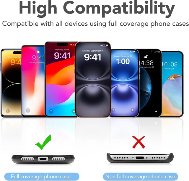 Alt view image 5 of 6 - (4-Pack) 360° Rotating Stainless Steel Phone Tether Tab Universal for Phones Fit Wristbands Necklaces & Crossbody Straps (Combination-A)