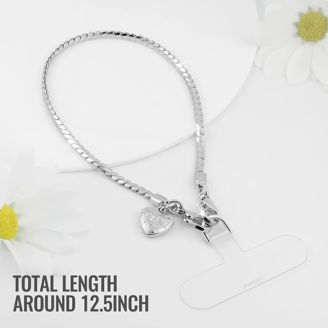 Alt view image 3 of 7 - Phone Charm Strap Detachable Wrist Strap For iPhone Anti Theft Strap Phone Chain Wristlet