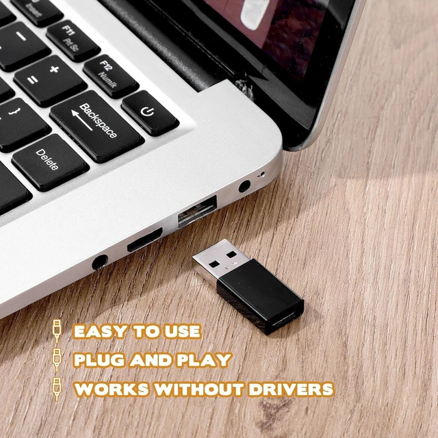 Alt view image 4 of 7 - 4 PCS USB B to USB C Adapter Female