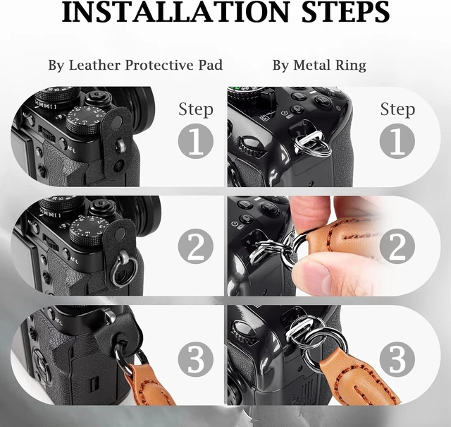 Alt view image 5 of 7 - Rope Camera Wrist Strap Camera Hand Strap Compatible with A6400 A6000 A7 IV for Fujifilm X100V for Nikon Zf Z30 for Canon EOS R6 R7 R8 R10 Camera Wrist Straps for dslr - Green