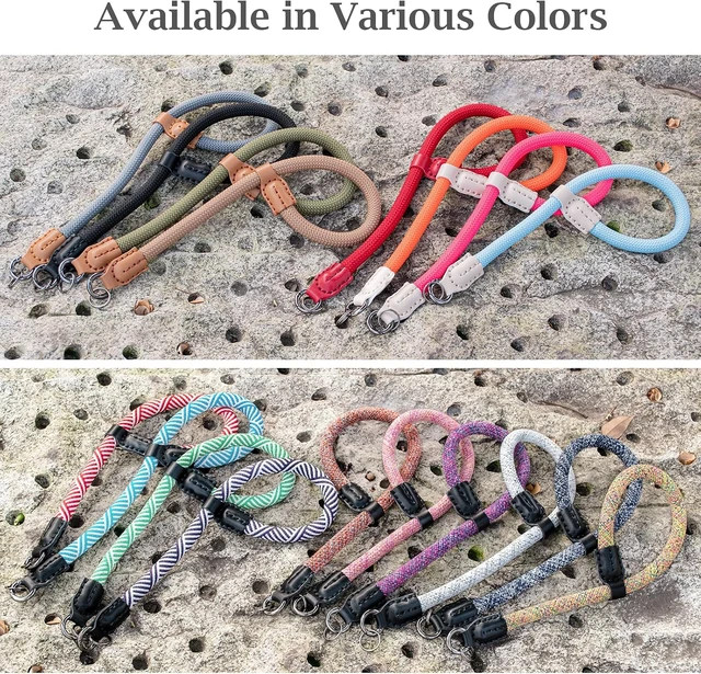 Alt view image 7 of 7 - Rope Camera Wrist Strap Camera Hand Strap Compatible with A6400 A6000 A7 IV for Fujifilm X100V for Nikon Zf Z30 for Canon EOS R6 R7 R8 R10 Camera Wrist Straps for dslr - Green