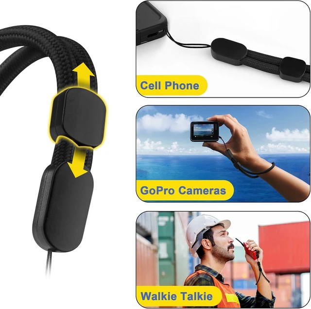 Alt view image 4 of 7 - 4-Pack Phone Wrist Strap Adjustable Hand Wrist Strap Lanyard with 4pcs Tether Tabs for Most Phone Case