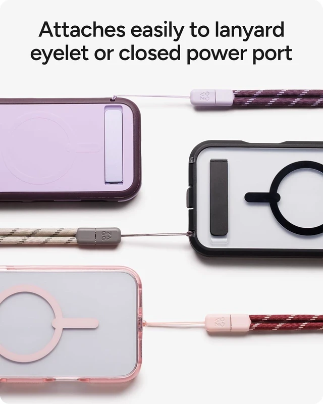 Alt view image 4 of 7 - Wrist Strap for Phone & AirPods Cases Adjustable Comfortable Nylon Lanyard Fits Lanyard Eyelets & Closed-Bottom Cases