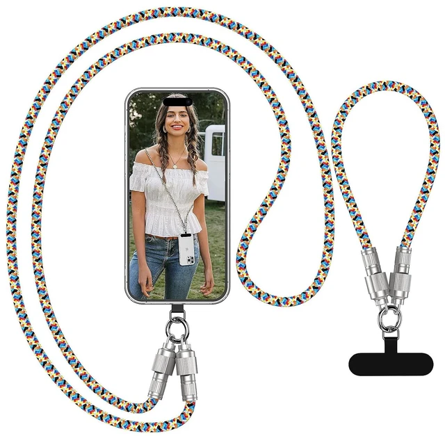 Main image of Phone Lanyard Built-in USB-C to C Fast Charging Cable 2Pack 65W High Speed