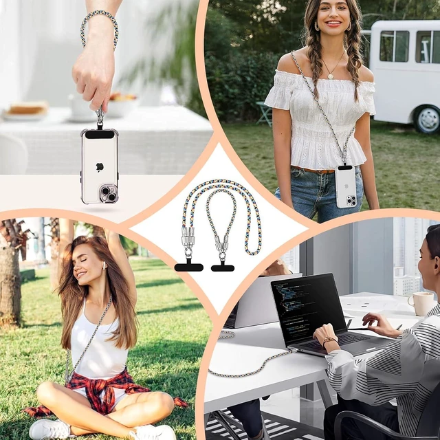 Alt view image 7 of 7 - Phone Lanyard Built-in USB-C to C Fast Charging Cable 2Pack 65W High Speed