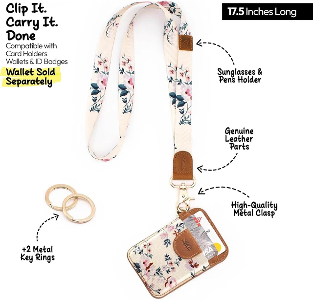 Alt view image 5 of 7 - Cool Neck Lanyard for Keys Wallets and ID Badge Holders Key Chain Holder for Men and Women