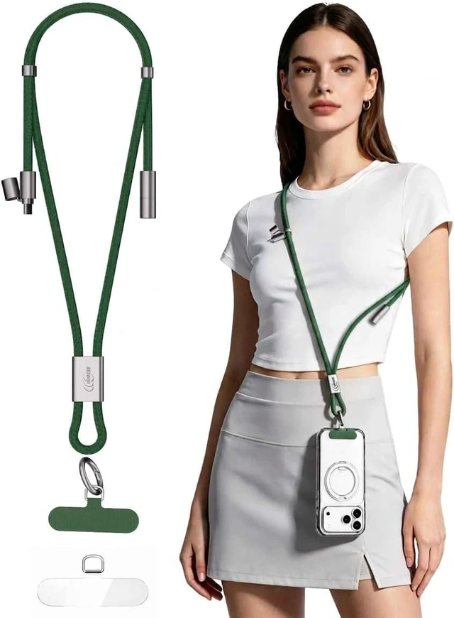 Main image of Phone Wrist Strap & 240W USB-C Cable 2-in-1 Lanyard